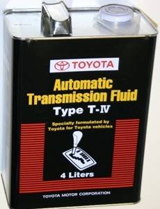 TOYOTA AUTO FLUID TYPE T-IV 4л., масло для АКПП (№ 08886-01705)